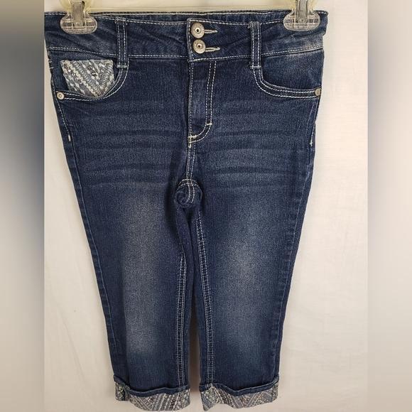 Lot of 5 Pair of Girl's Short/Capris  Old Navy, Cherokee, Faded Glory,  Sz 10/12 - Picture 4 of 11